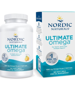 Nordic Naturals Ultimate Omega Lemon 1280 mg 180 Soft Gels