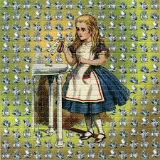 Pure LSD Tab Alice in Wonderland